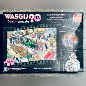 Wasgij Destiny #13 'Commuting Chaos!' 1000 Piece Puzzle NEW